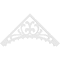 Ekena Millwork Pitch Genova Architectural Grade PVC Gable Pediment, 36"W x 18"H x 1"P (12/12) GPP036X018X100GEN - alternate 2